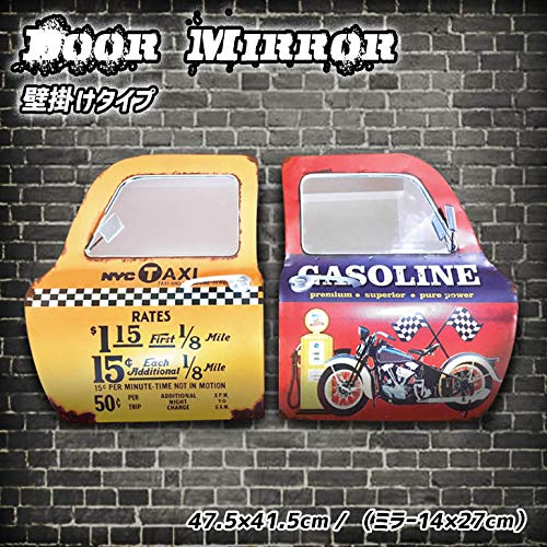 Amazon｜ドアミラー アメリカン雑貨 鏡 アンティーク レトロ