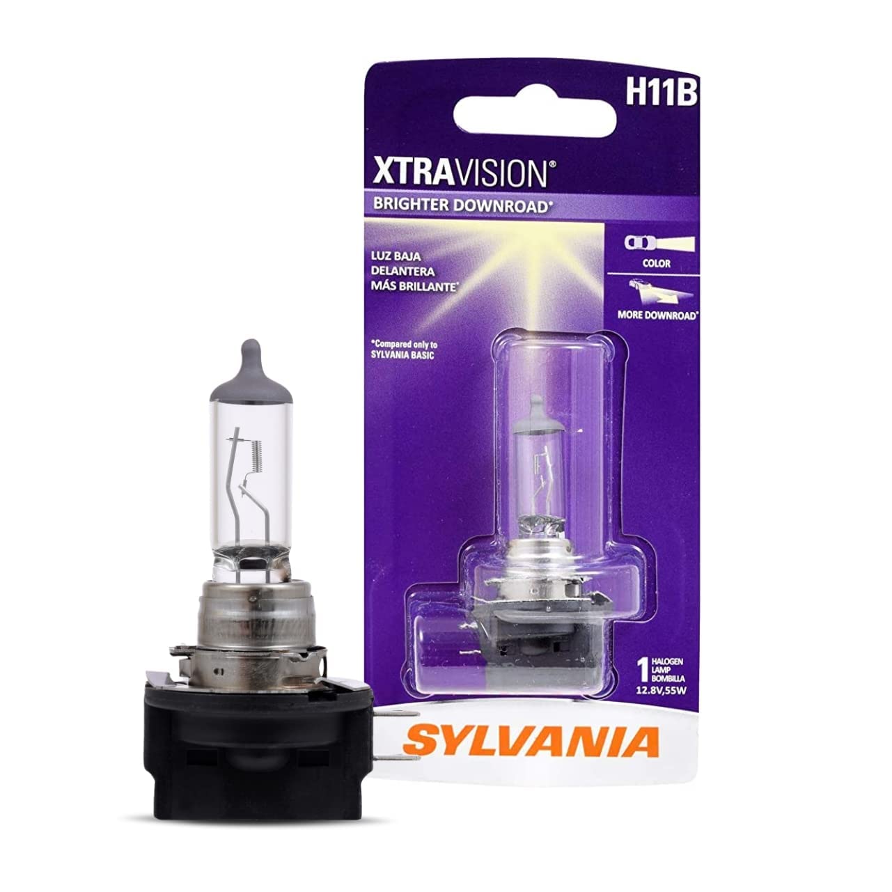 SYLVANIA - 168 Long Life Miniature - Bulb, Ideal for Interior Lighting - Map, Dome, Trunk, Cargo and License Plate (Contains 2 Bulbs)