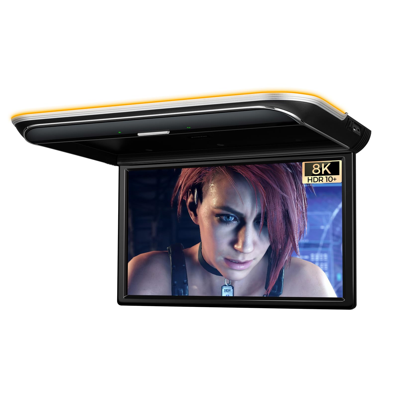 XTRONS 17,3 Zoll Auto Overhead FHD 1080P IPS Bildschirm Octa-Core 2+32 Android Autodach-Multimedia-Player mit hervorragender für Sound und Bildschirmspiegelung HDMI/USB/AV/FM/IR