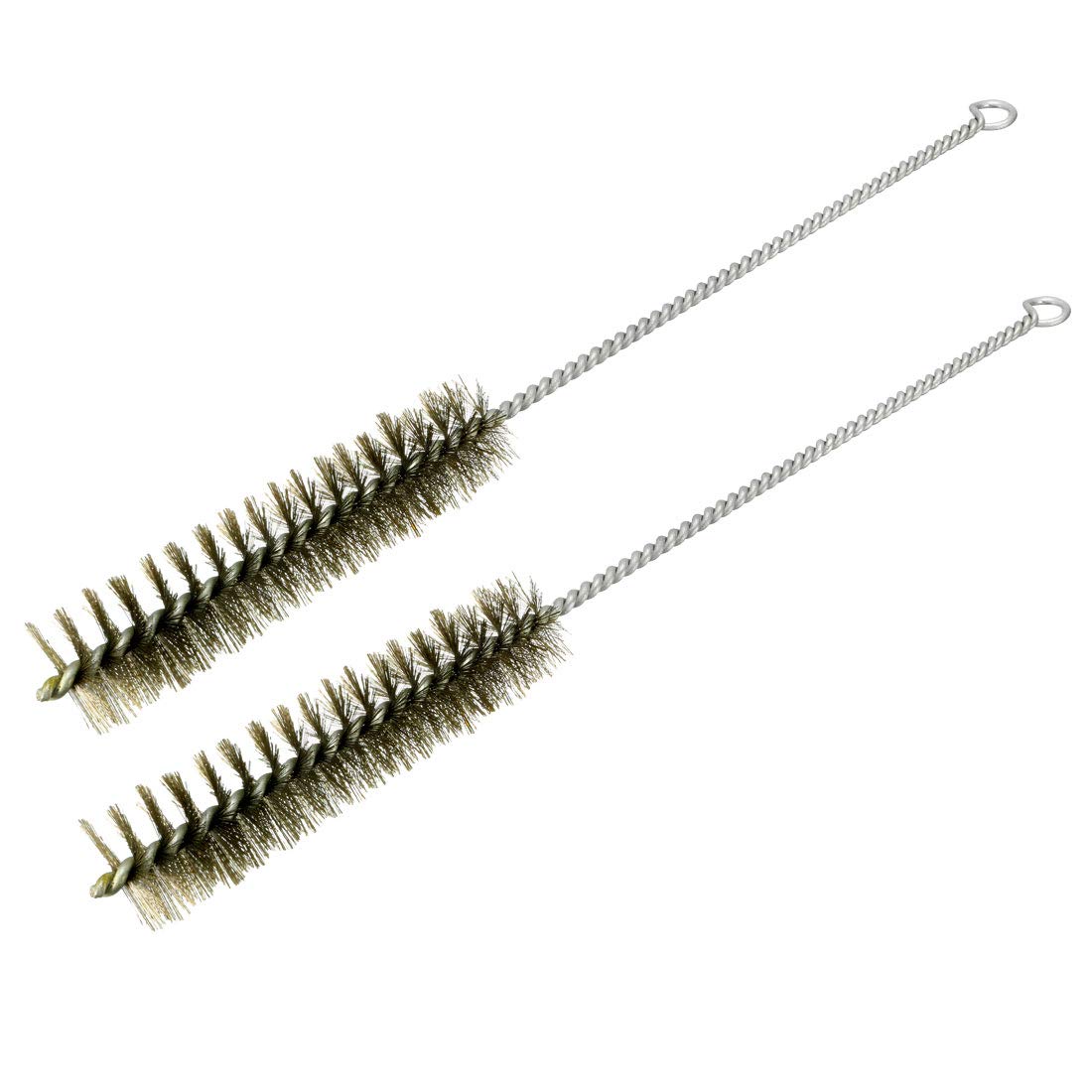 uxcell® Stainless Steel Wire Tube Cleaning Brush 25mm Diameter 2pcs