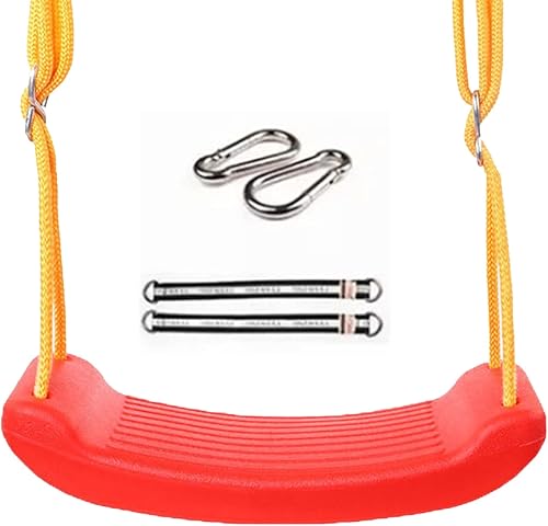 Miniatura 5 de AYNEFY Asiento de columpio para niños, asiento de columpio exterior, asiento de columpio con hebilla antideslizante, ajustable, resistente a