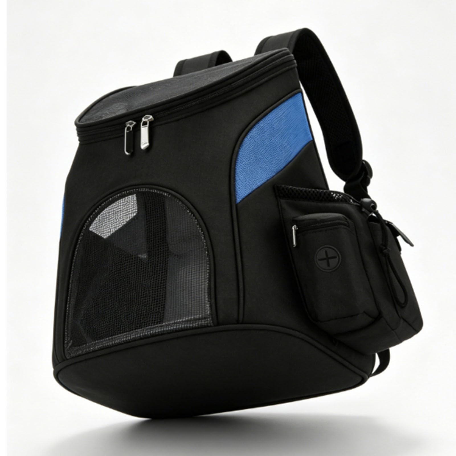 Sac à dos chat grand format pliable avec maille respirante pour le confort de votre animal