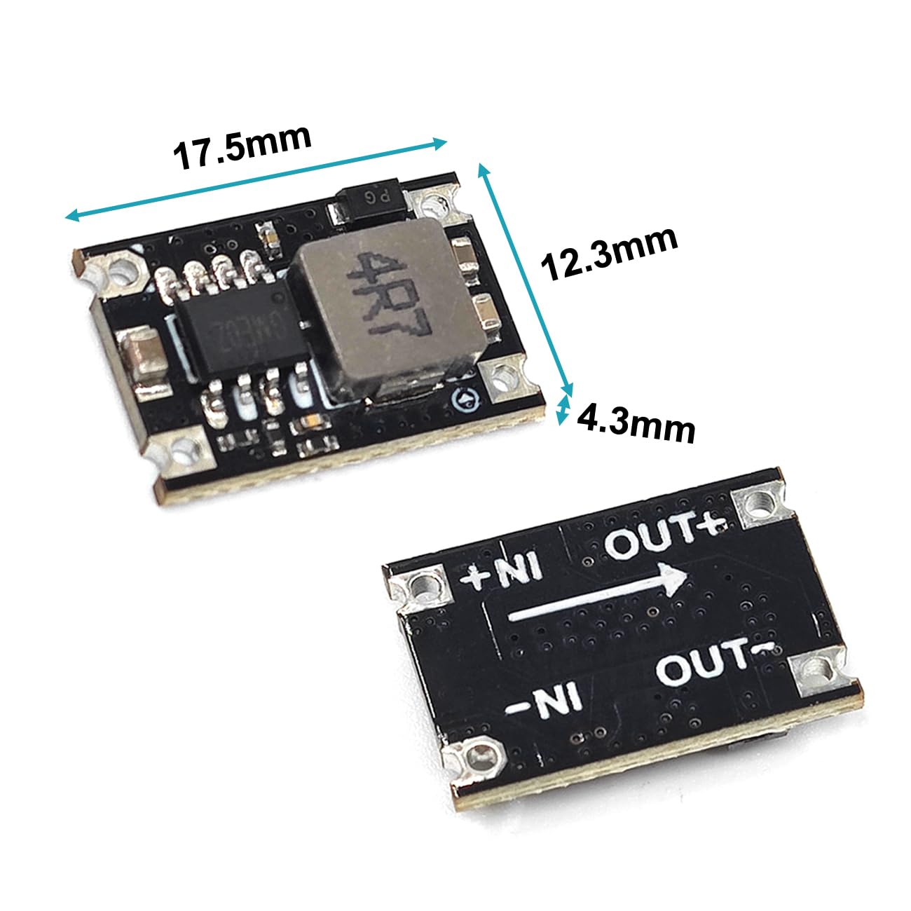 10 pezzi 5V Modulo regolatore Mini 360 Riduttore di tensione DC a DC 5-28V a 5V 1.5A Buck Converter Modulo trasformatore di alimentazione