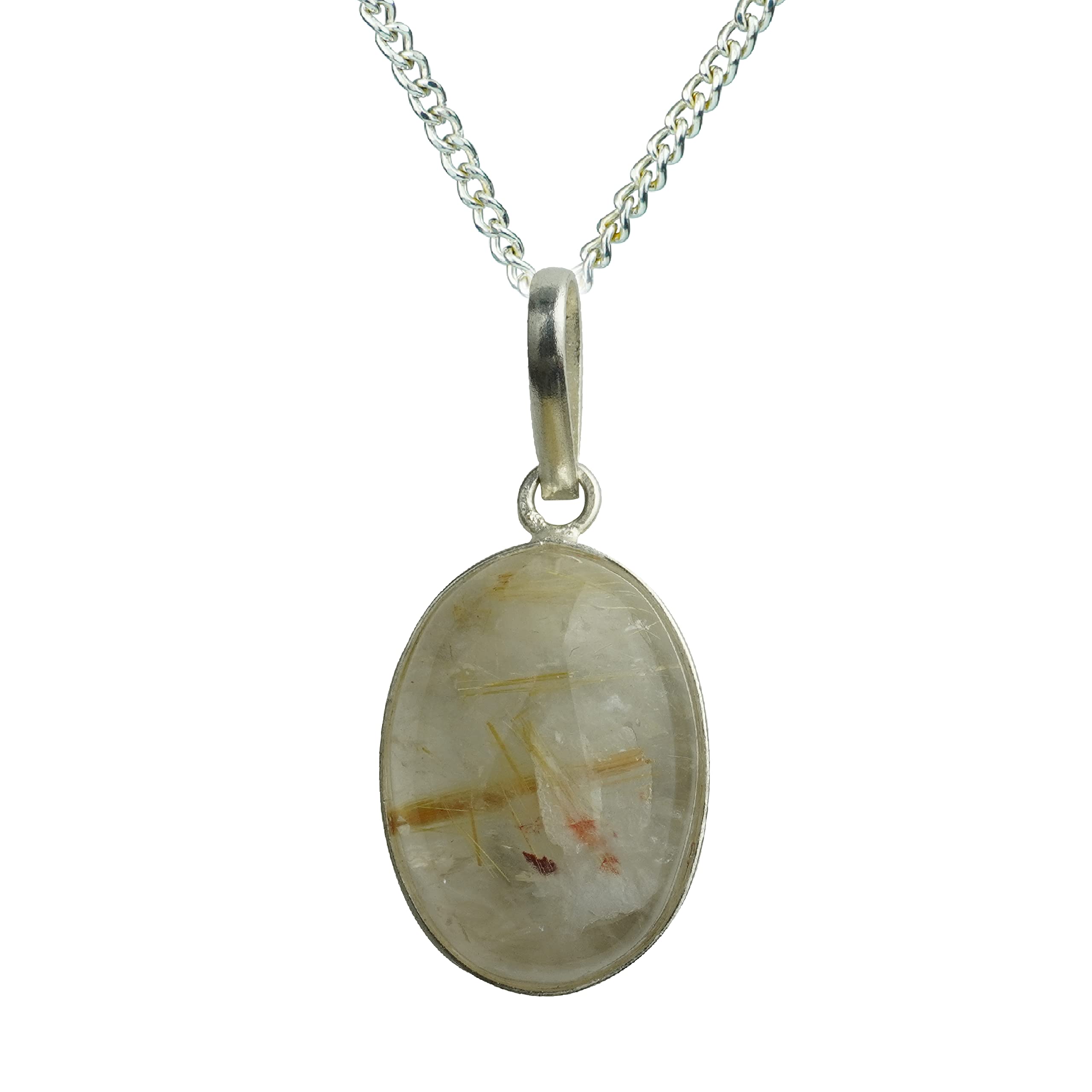 Charged Energized Pendant with Metal Chain | Crystal Stone Pendant for Women and Men-image-10