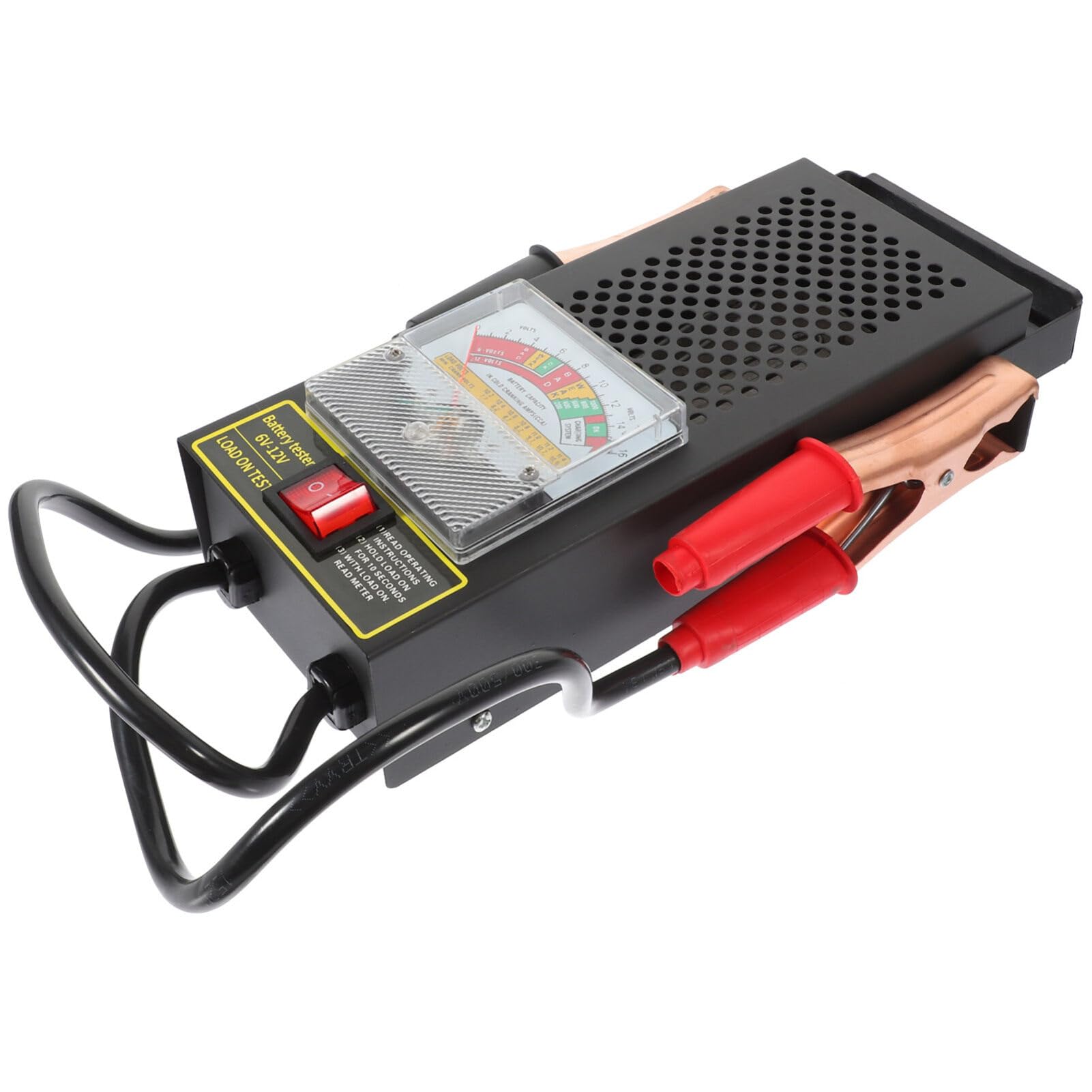 Tester Batteria Auto in Plastica, Strumento Diagnostico Compatto | Batteria D’avviamento e Agm, Uso in Garage o Istituto, Pratico per Utenti DIY e Automobilisti
