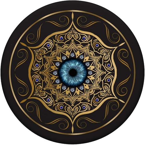 Miniatura 3 de Mal Eye Mandala Protección contra la mala suerte Buena Suerte Charm PopSockets PopGrip Agarre intercambiable para teléfonos y tabletas