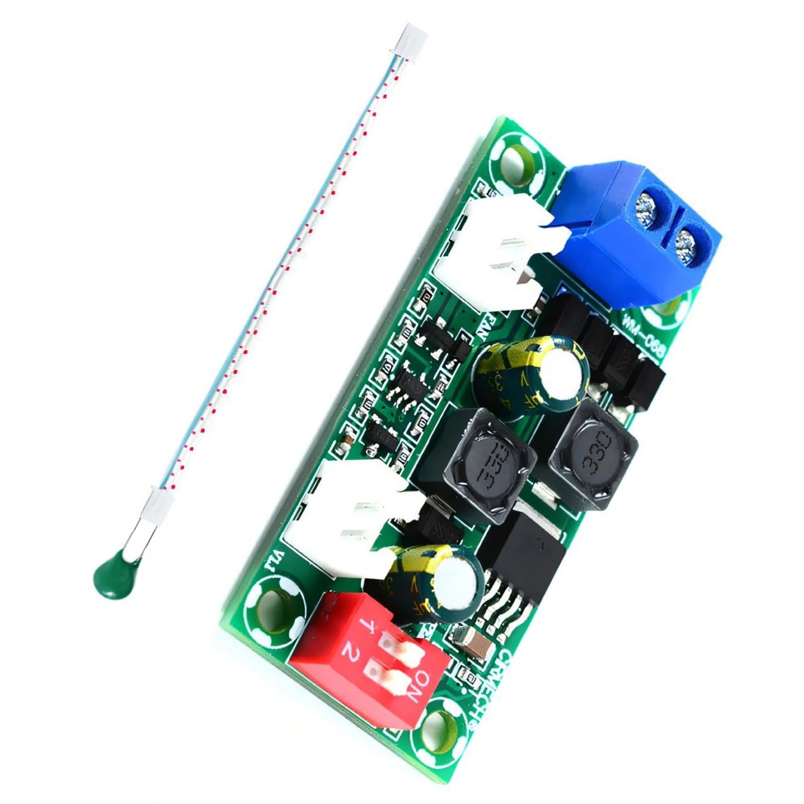 5V 12V 24VDC Fan Speed Controller Module with Automatic Temperature Control for Computer Cooling Electronic Fan Speed Regulator
