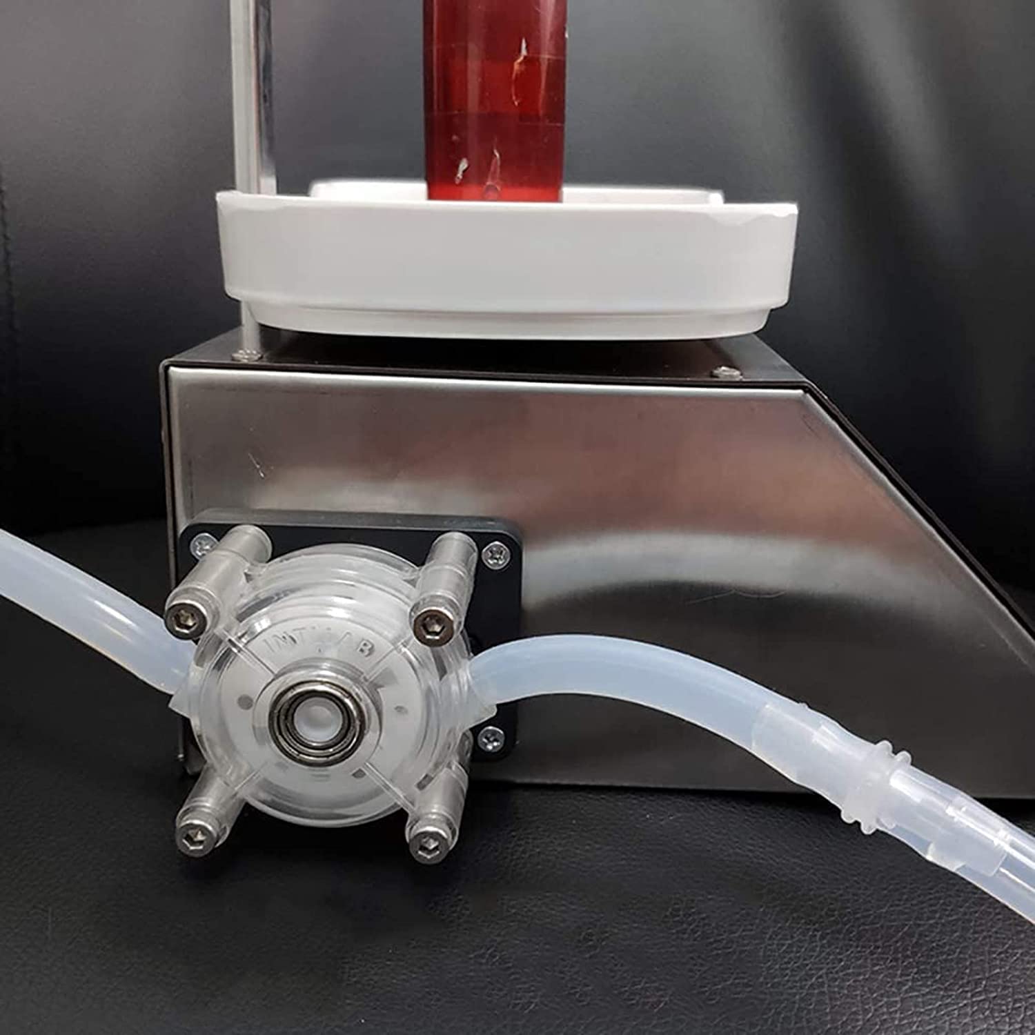 Riempitrice Automatica di liquidi, Adatta for flaconi Piccoli da 3-100 ml di Vari reagenti for soluzioni, Campioni di Prodotti, ECC., ugello antigoccia e Tubo in Silicone Alimentare