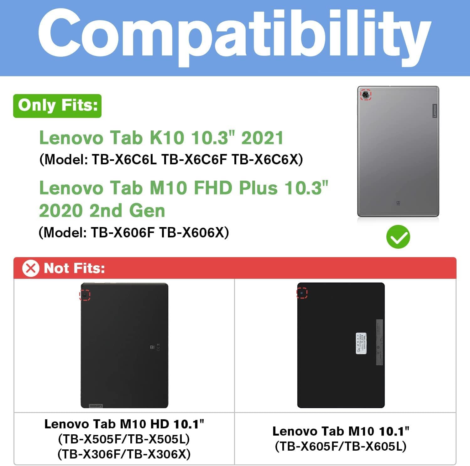 Xylota Personalizzate Custodia per Lenovo Tab M10 FHD Plus | FindTheDeal