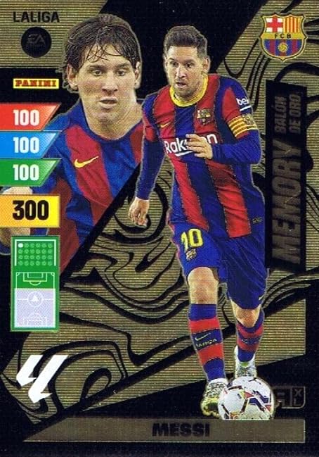 Panini Adrenalyn XL 2023-24 Momentum Míticos Invencible Messi Memory Balón de Oro (MESSI MEMORY BALÓN DE ORO)