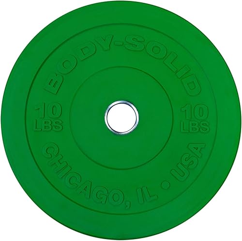 Body-Solid Commercial Extreme - Parachoques de 25 libras color amarillo