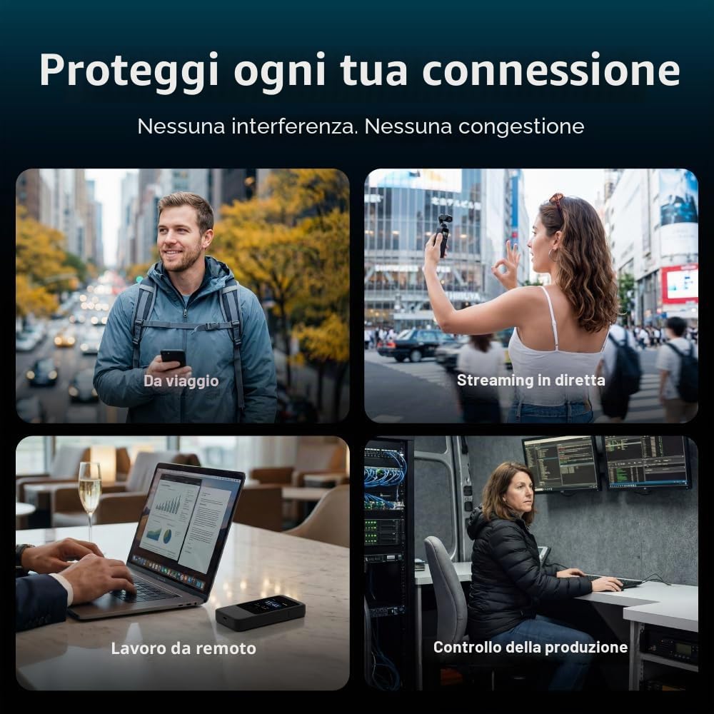 MUDI 7 (GL-E5800) | 5G NR Tri-Band Wi-Fi 7 Travel Router