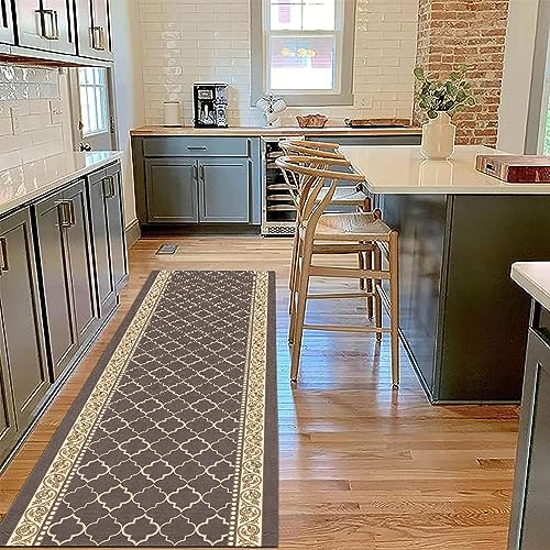 Tapis vintage extra long en poils courts lavables et texture douce - 4