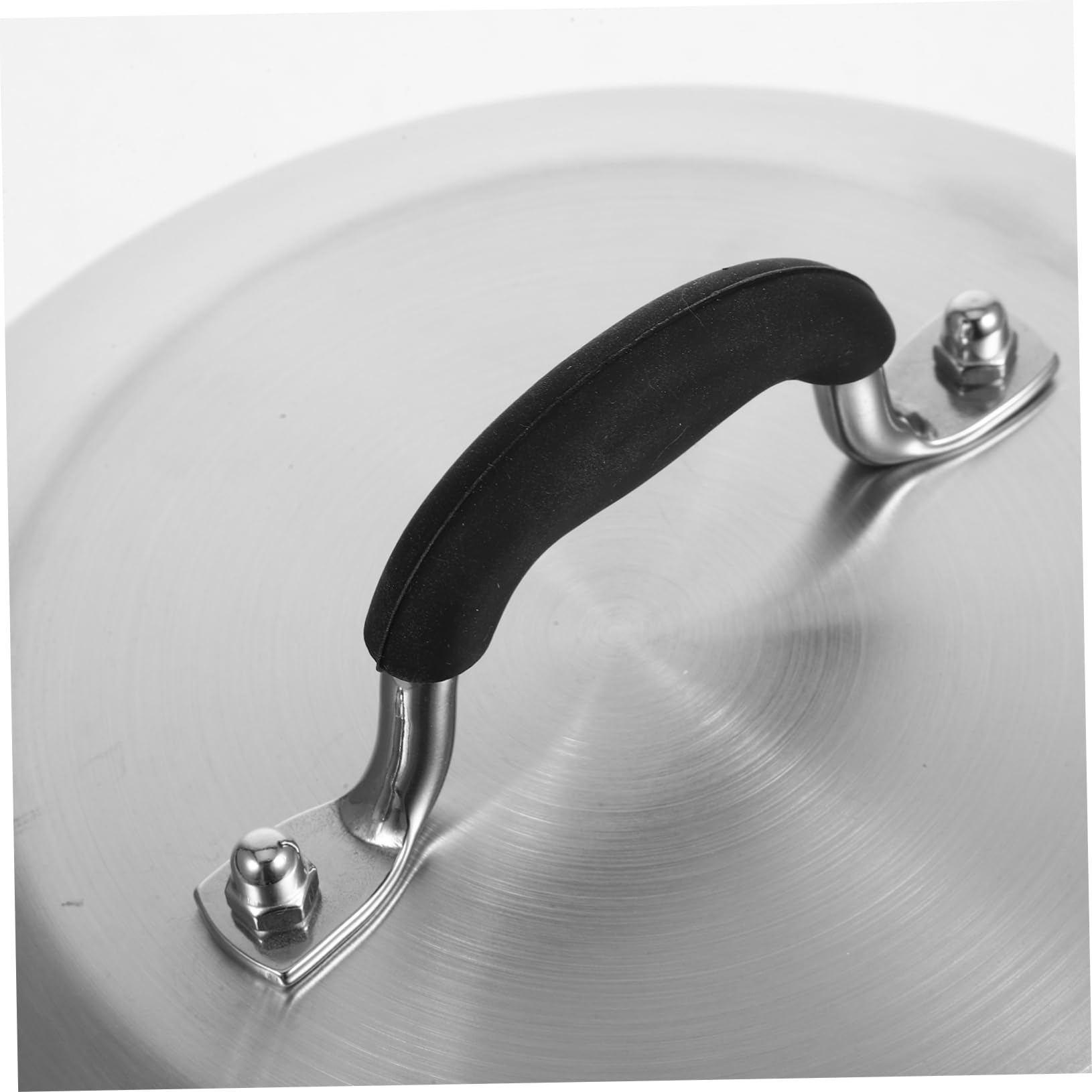Coperchio per Pentole in Acciaio Inox Manico in Silicone, Cupola Alta per Bbq e Ristorante, Distribuzione Uniforme del Calore