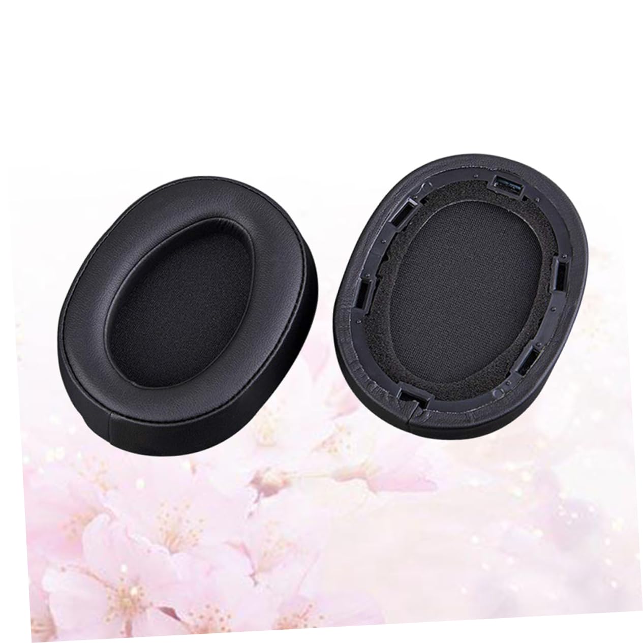 Mikikit 3pezzi Cuscinetti Per Cuffie Spugna Compatibili Con Mdr Sostituzione Facile Comfort Duraturo Colore Nero