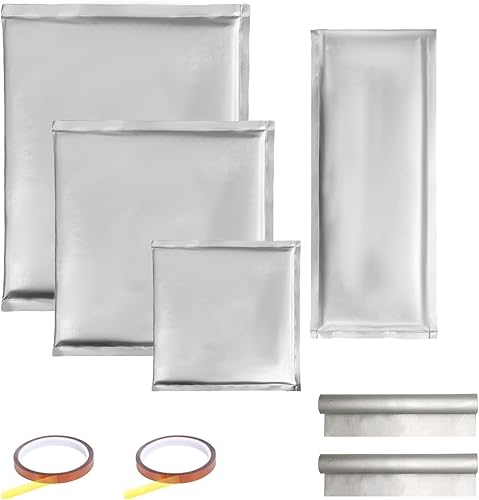 Paquete de 8 almohadas de prensa de calor incluye 4 almohadas de transferencia de calor plateadas 2 hojas de papel de teflón 2 rollos de cinta
