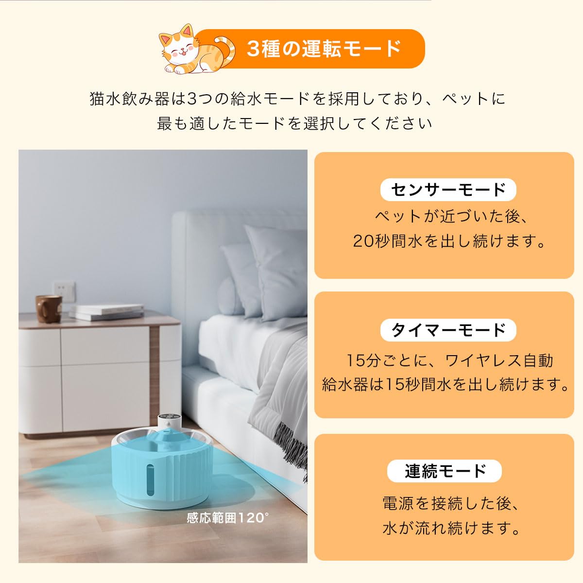 MILA&LOUIS コードレス自動給水器サムネイル2