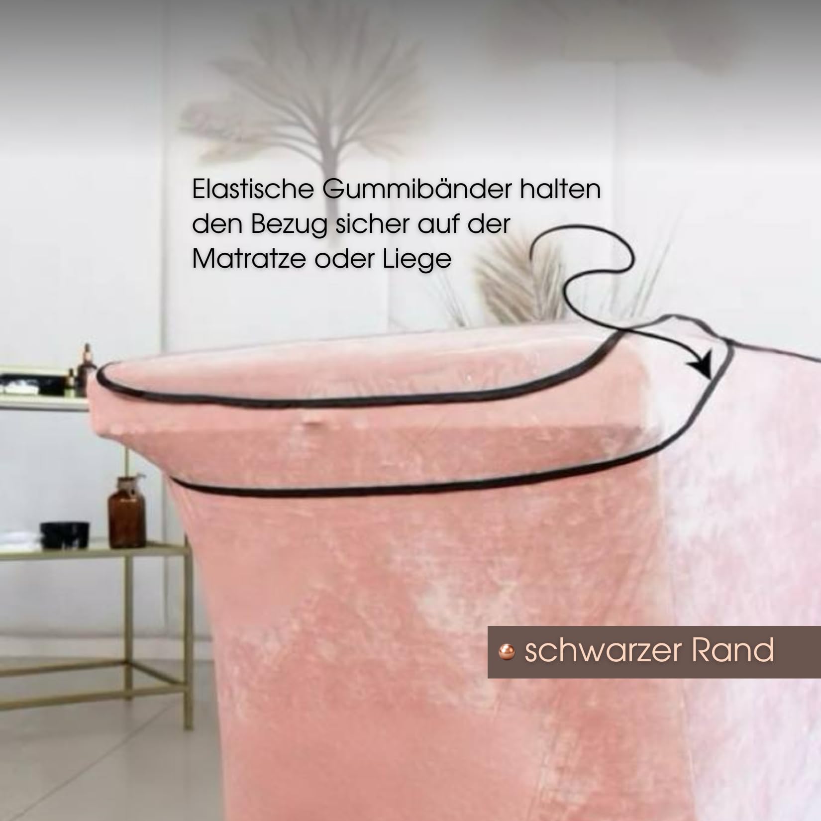PVC Transparent Matratzenbezug, Schutz - Bezug für Wave Matratze für Kosmetikliege, Vinyl, 190x70 cm, Universal