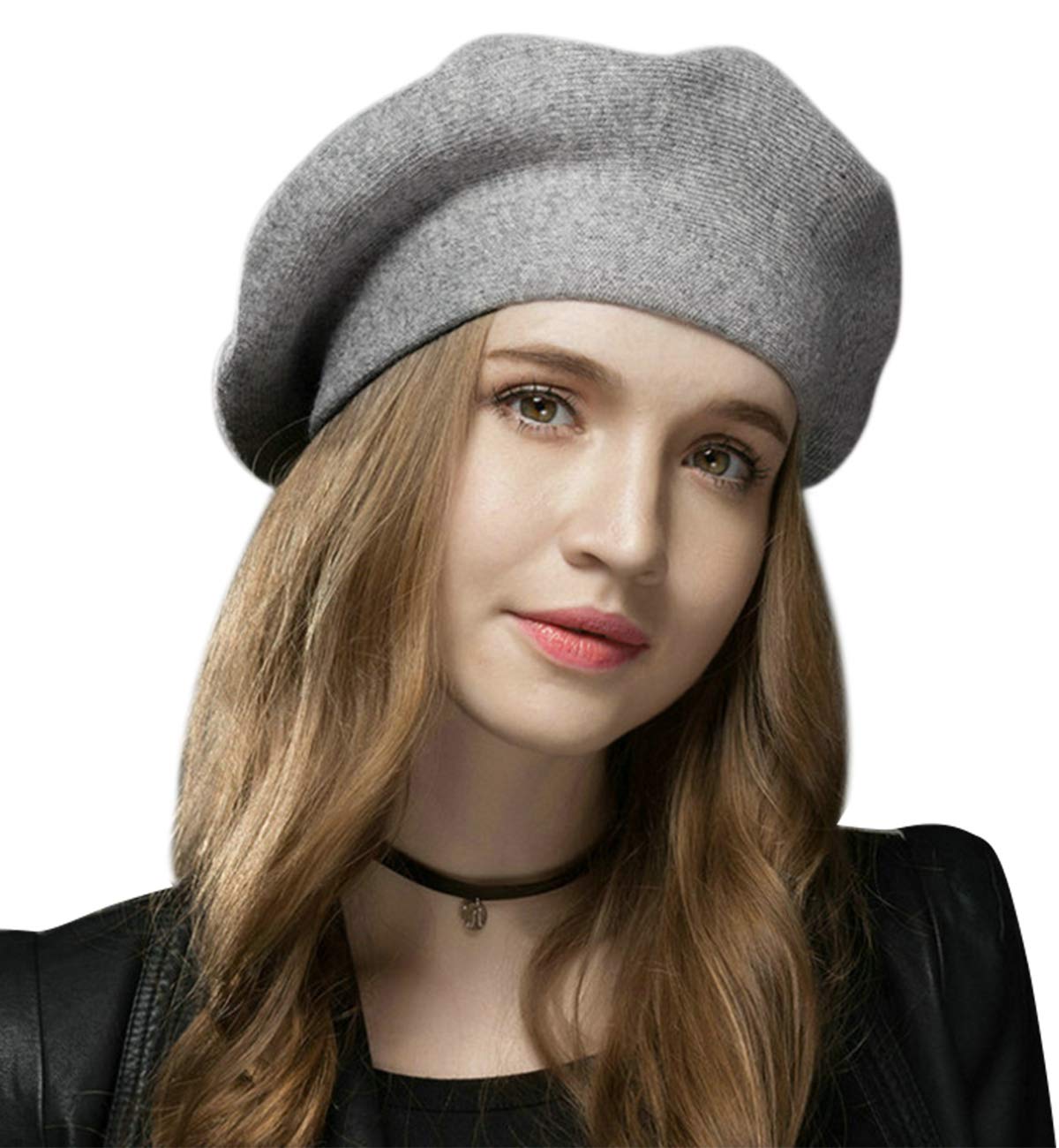 Superora Women Hat Cap Beret Hat Wool Vintage Sequin Visor Newsboy Cap Baker