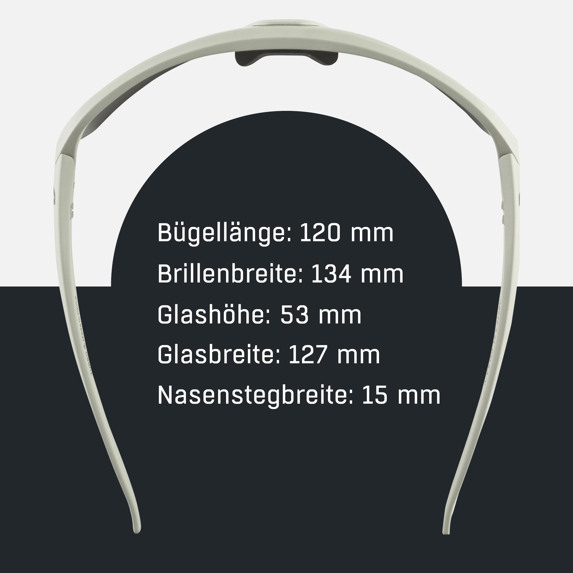 ALPINA TURBO HR - Wasserabweisende und Beschlagfreie Sport- & Fahrradbrille Mit 100% UV-Schutz Für Erwachsene