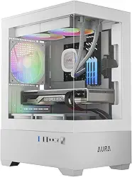 Gabinete Gamer Gamdias Aura GC9M Elite Branco com 3 Fans