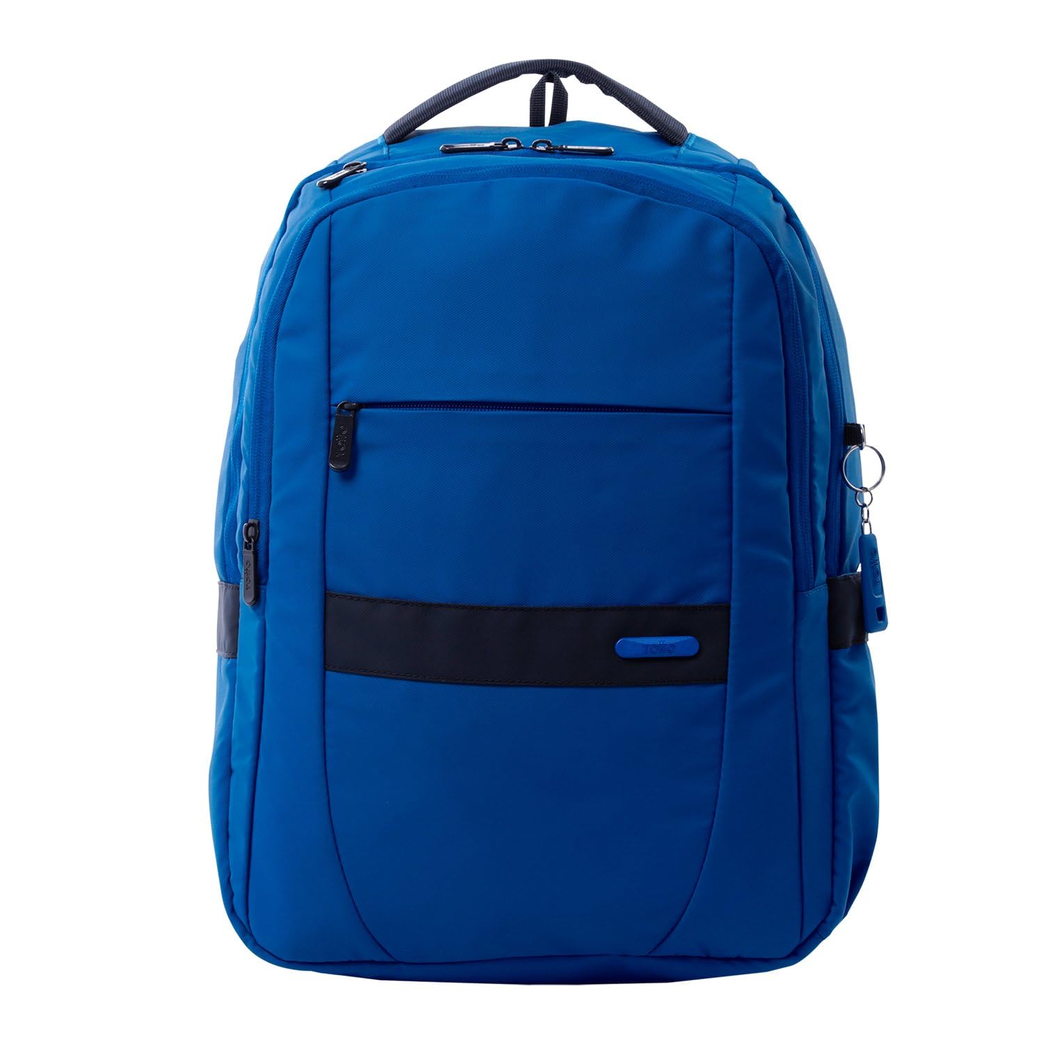 TOTTO - Mochila para Ordenador Portátil de 14 Pulgadas, Modelo Wivetto, 2 Compartimentos, Bolsillo Tablet 10", Bolsillo Botella, Correa Maleta, Espaldar Ergonómico, Correas en S