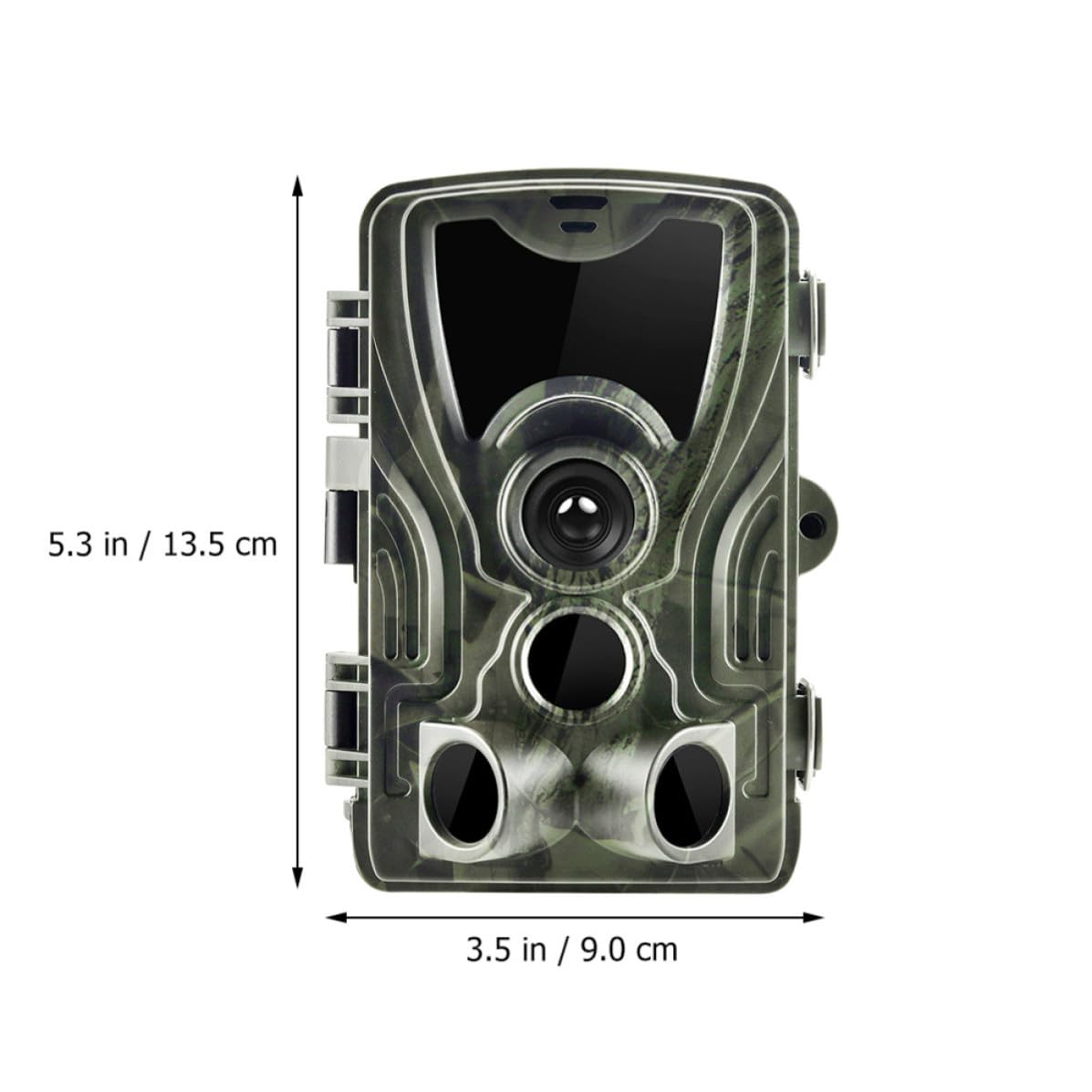 Happyyami Cámara para Exterior Resistente al Agua con Sensor Infrarrojo 1080p para Caza y Vigilancia Nocturna de Fauna Silvestre