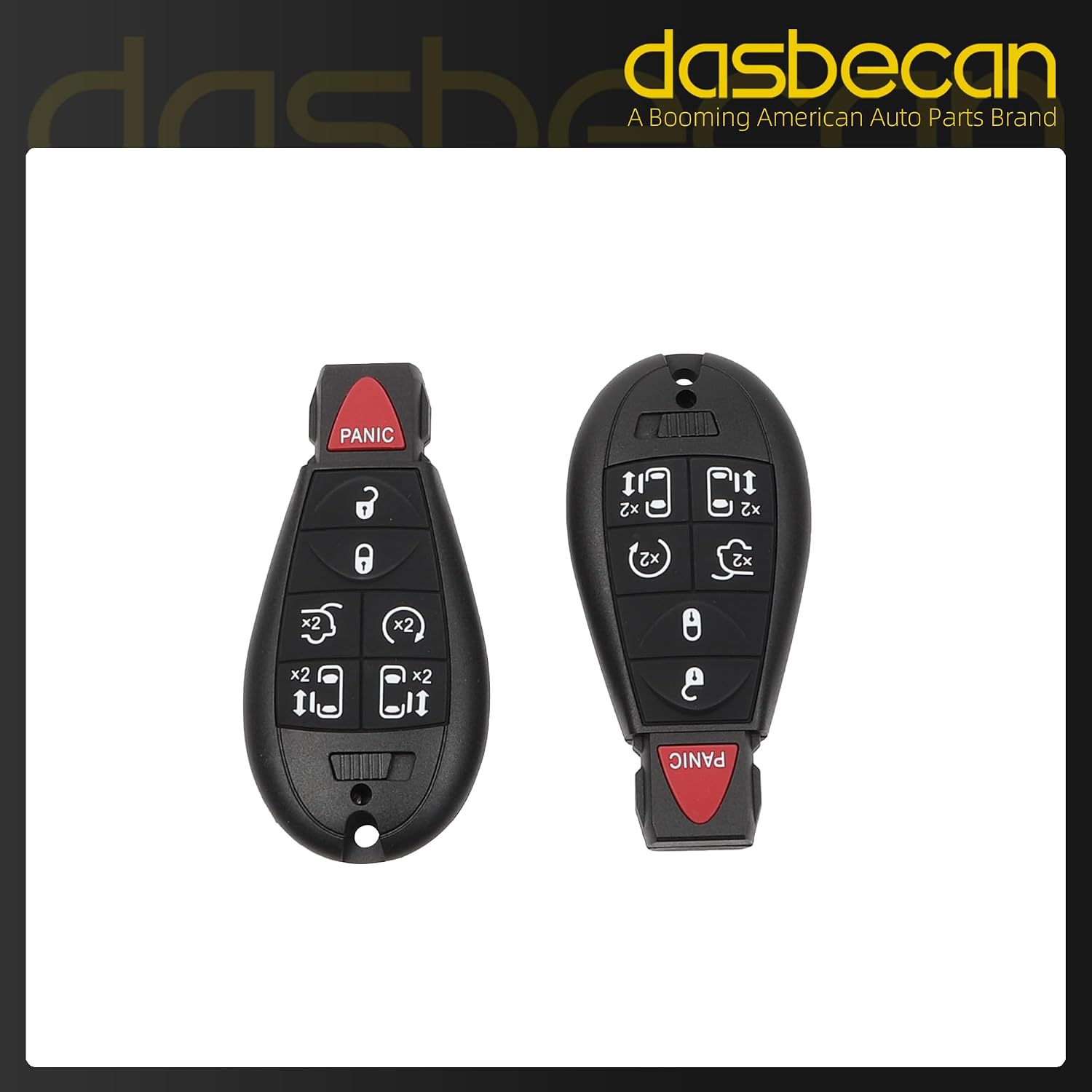 Dasbecan Wireless Ignition Switch Node Compatible with Dodge Charger Challenger Chrysler 300 Magnum 2008 2009 2010 Replace OE Replaces # 68292755AB 68292755AA W/Two Keys