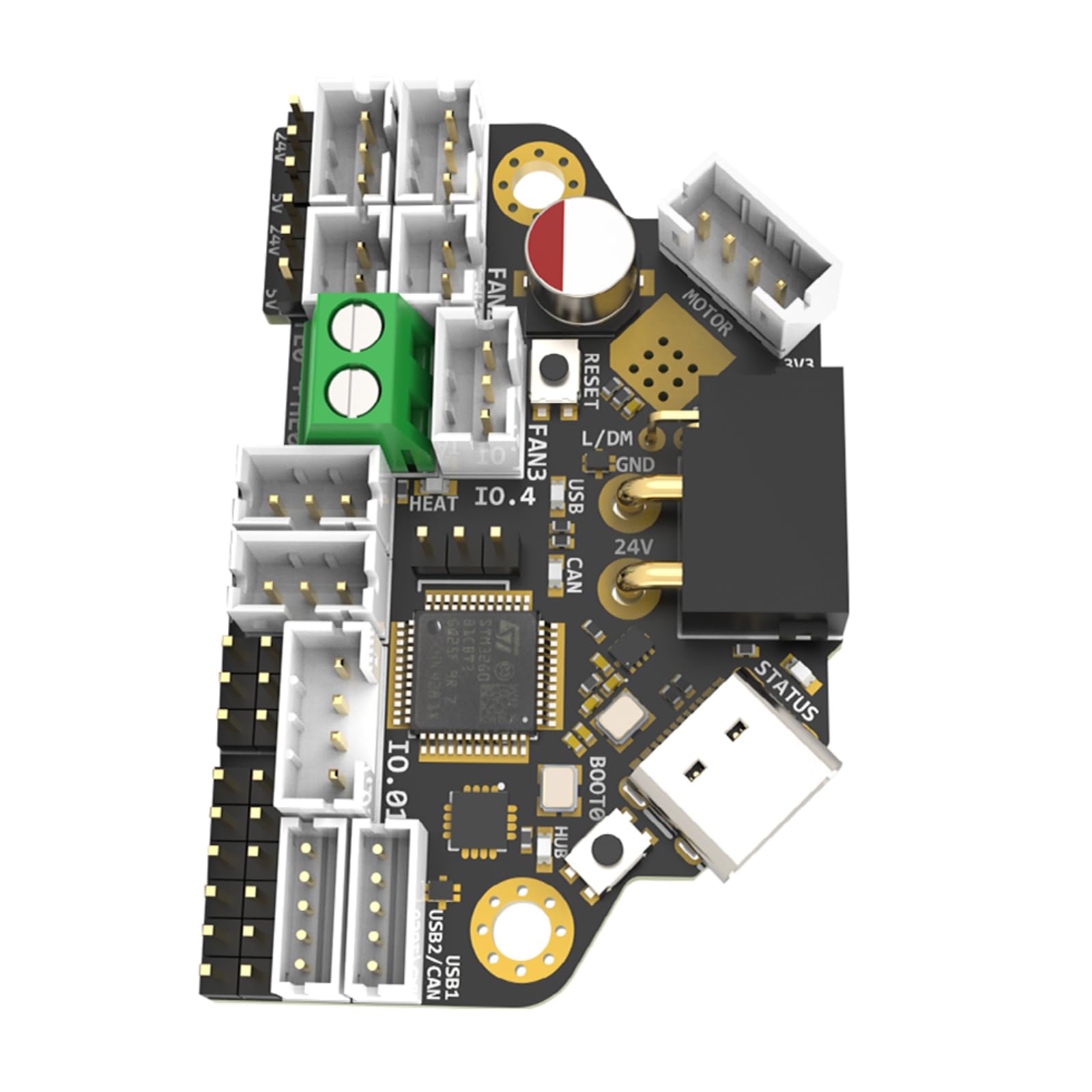 H36 Combos Innovative 3D-Druck-Werkzeugtafel mit integriertem TMC2209 und mehreren Optionen zur Anpassung an Bord USB-Hubs