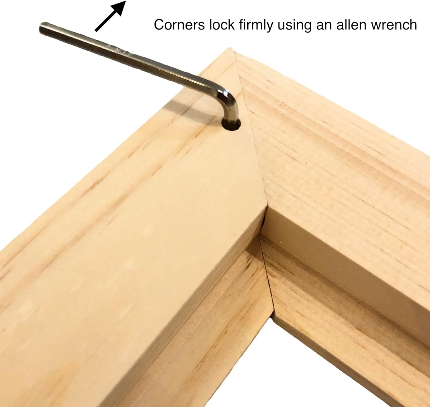 Pine Wood Frame Compatible only with Samsung The Frame TV (2021-2026), Wall Mount, Handmade 2.5" Wide (Natural, 65")