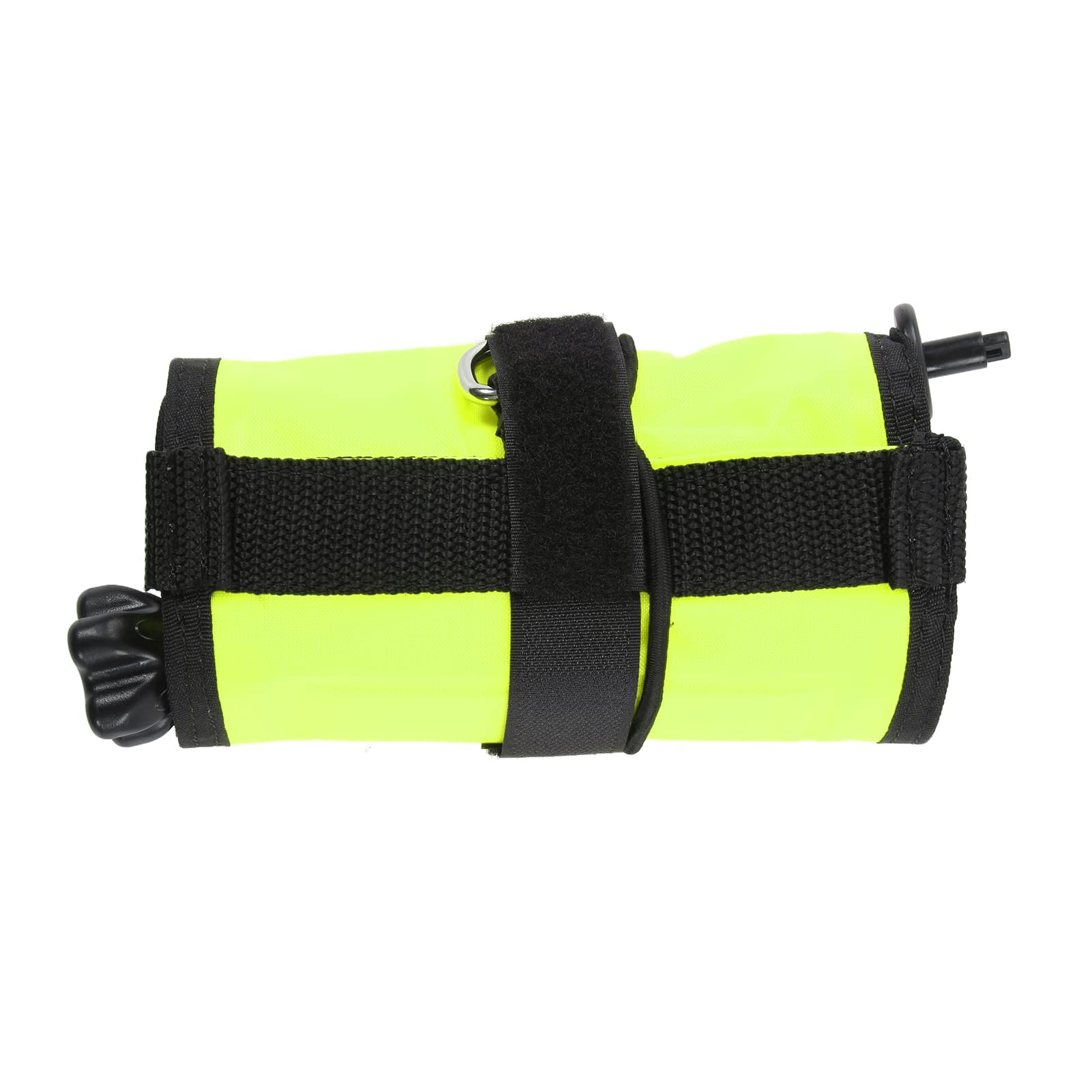 Boya de Marcado de Buceo 120 x 15 cm Marcador de Superficie de Buceo de Alta Visibilidad con Cinta Reflectante y Bandera de Buceo