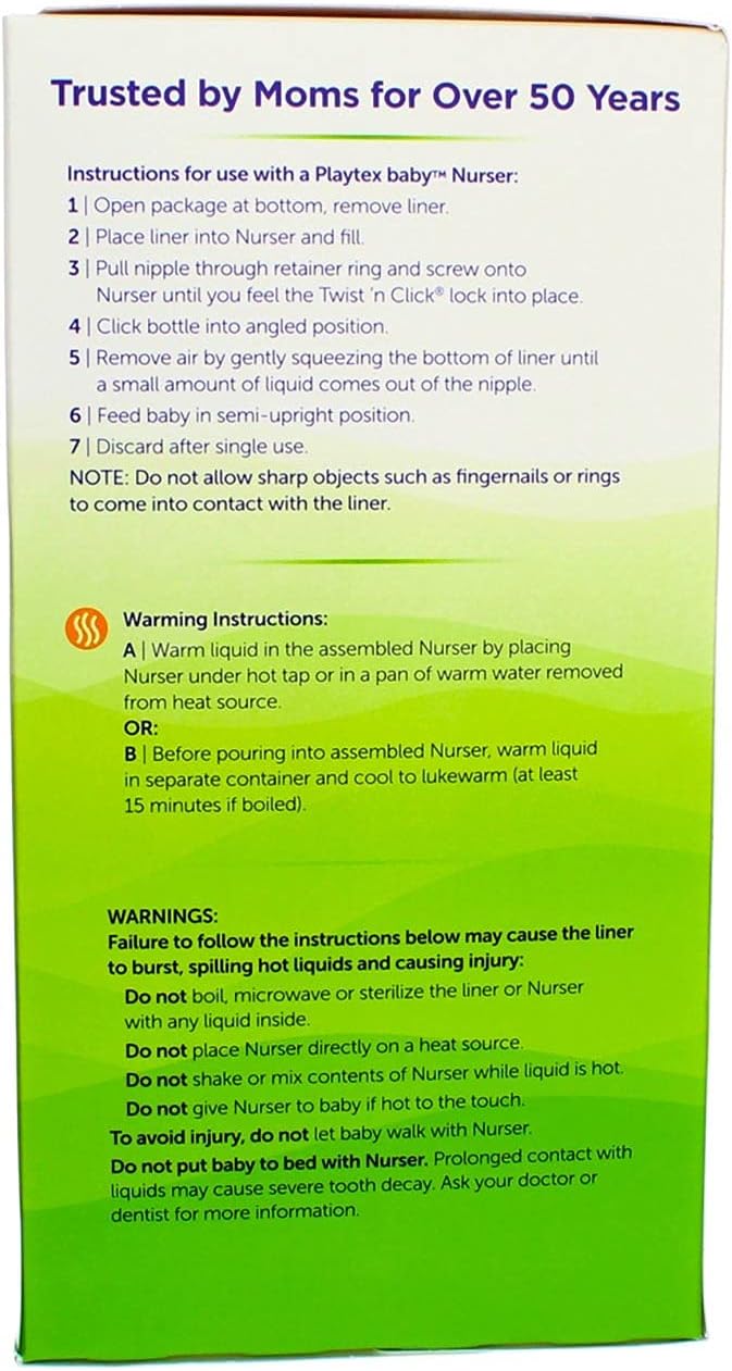 Playtex Drop-Ins 8 oz Liners, 100 ct