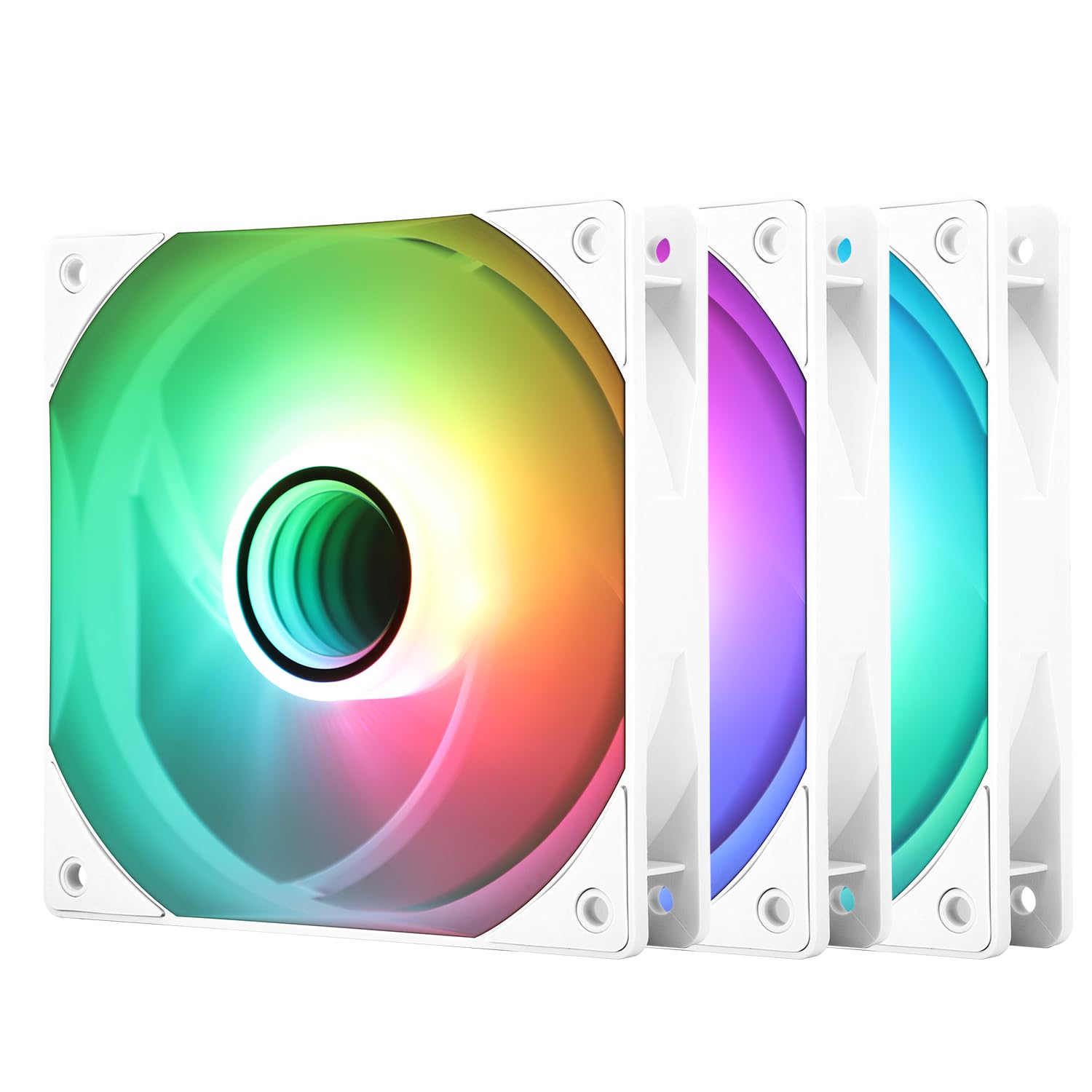 TL-C12W-S V3 ARGB CPU Cooler Fan - 120mm PWM Silent Fan with 1500RPM Speed, Mirror Light Effect