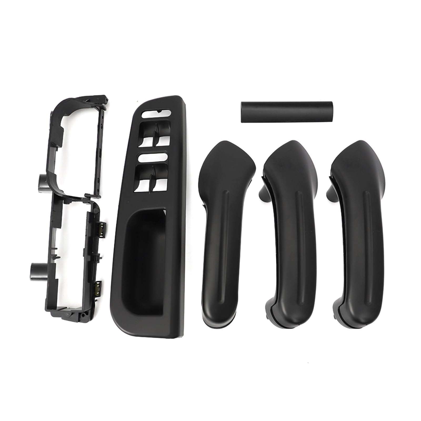 Nqkcuac 4Door 6Pieces Door Pull Handle For Vw For Bora For Golf 4 Mk4 For Jetta 1999-20071J4867179a 3B1867171e7d Interior Grab Inside Handle Door Armrest(4Door 6Pieces)