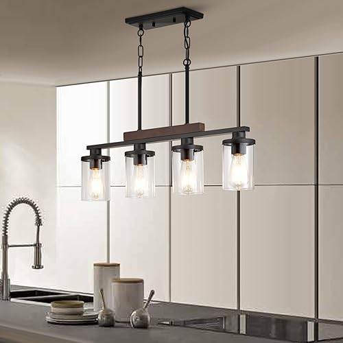 Miniatura 8 de Lámpara de araña grande de latón vintage con ruedas de vagón para sala de estar, entrada, escalera, vestíbulo, techo alto, 8 luces, estilo rústico