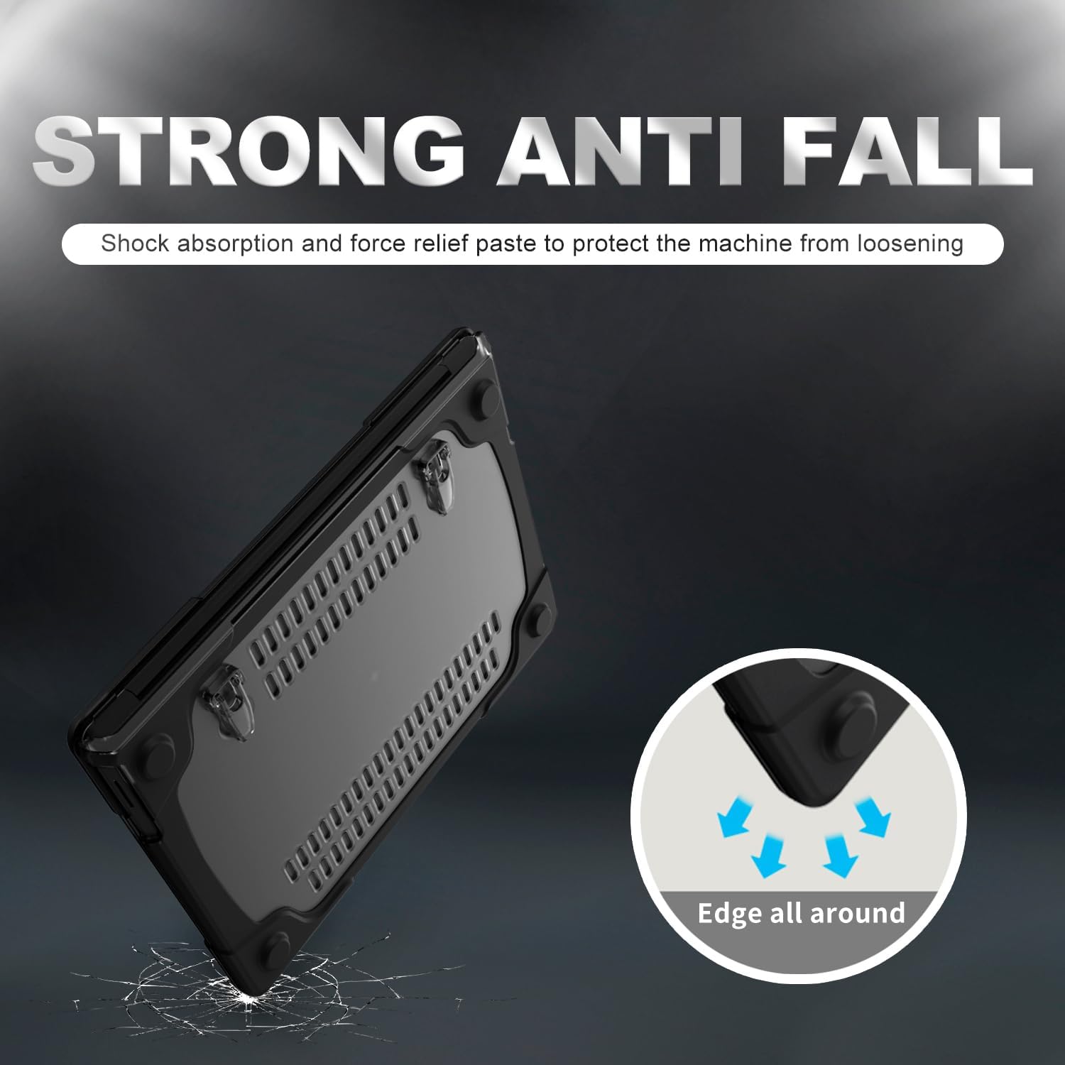 Batianda Heavy Duty Case for 13.8 inch Microsoft Surface Laptop 2024 (7th Edition) with Fold Kickstand Includes Keyboard Cover Screen Protector - Shockproof Stylish & Durable Protective Cover, Black - Image 5