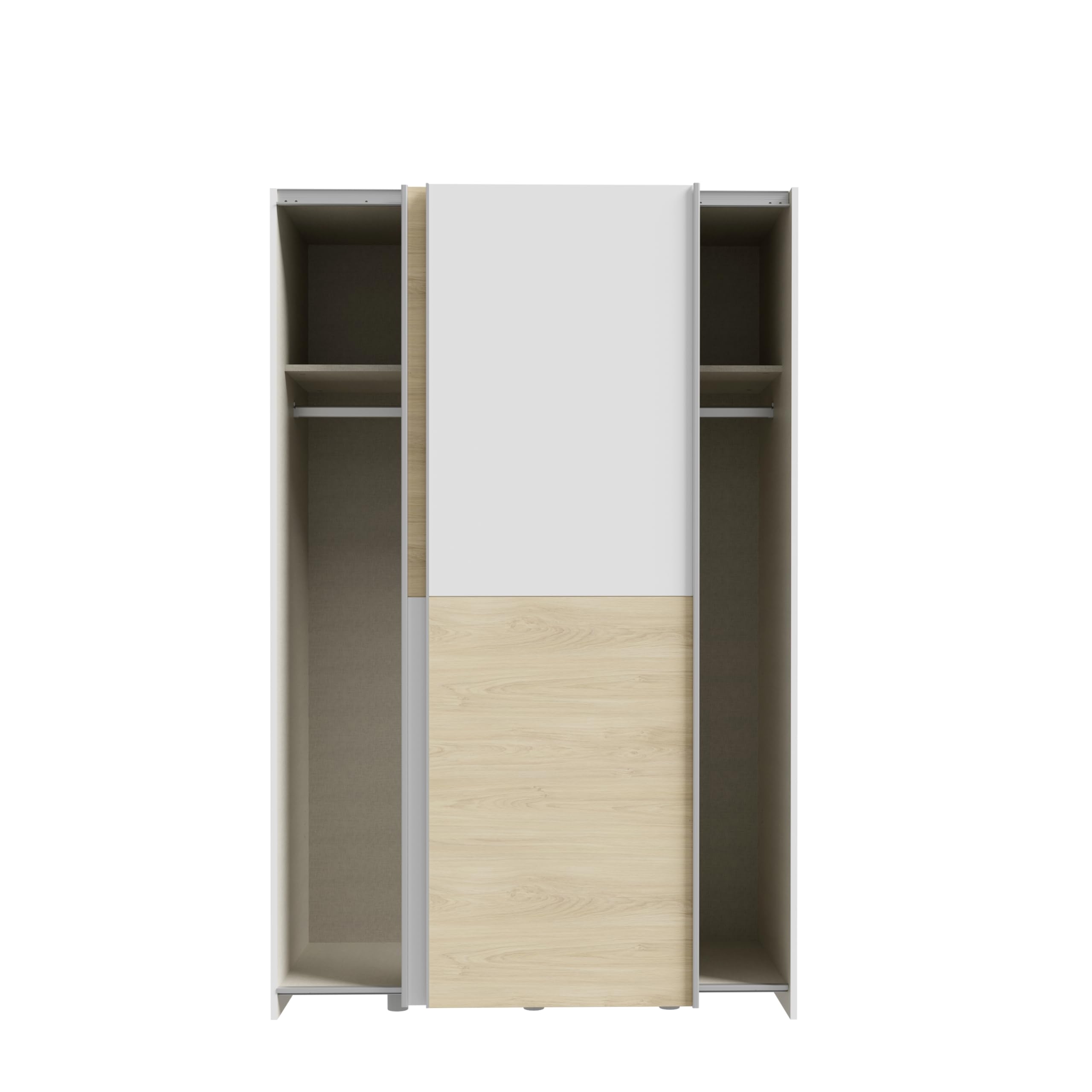 Armadio con ante scorrevoli in legno truciolare 120x191x61 cm AVANTI TRENDSTORE