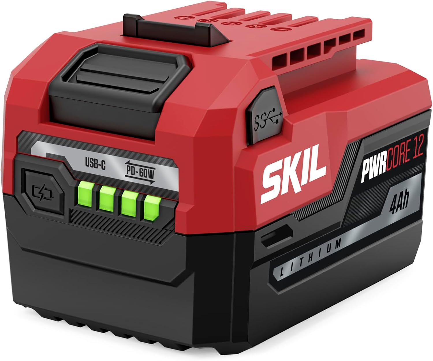 SKIL PWRCORE 12 4.0Ah 12V USB-C Battery-BY5040A-00 - Image 4