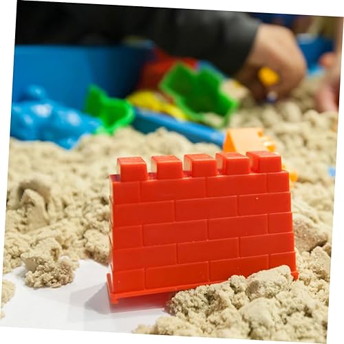 Miniatura 3 de EXCEART 4 piezas de mini moldes de ladrillo en miniatura, mini bloques de mano, moldes de silicona, mini bloques de construcción, suministros para