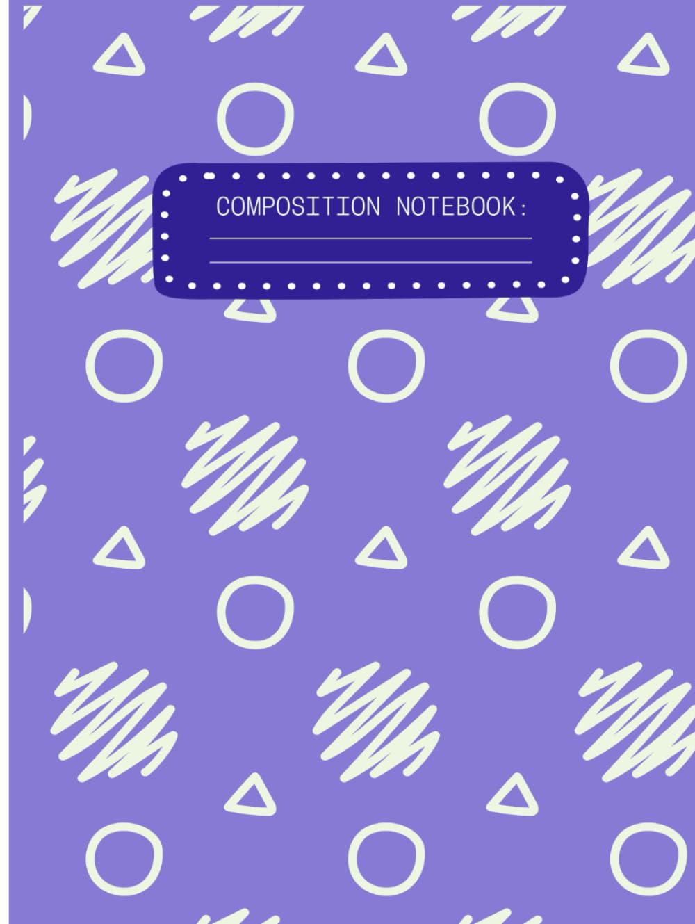 Cahier de musique format 8.5x11 pouces contenant des pages blanches avec portées de composition
