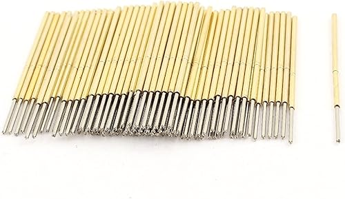 Miniatura 1 de PL75-Q1 - 100 accesorios de audio y vídeo de diámetro 0.040 in, longitud 1.313 in, 4.23 oz, conectores de prueba de resorte y adaptadores de sonda