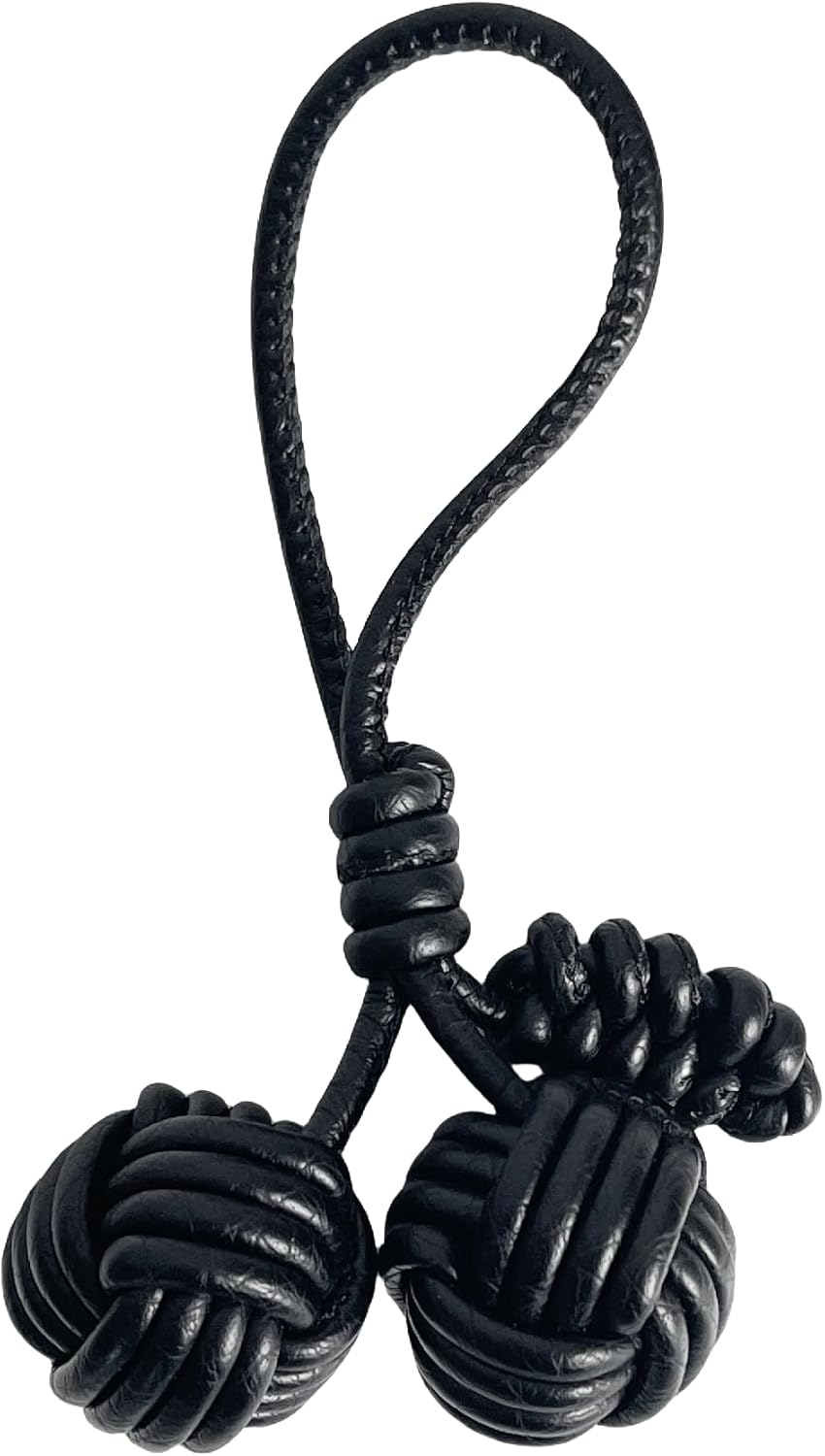 QTMY Cute Leather Braided Keychain Bag Charms for Handbag Purse Backpack Accessories Bogg Bag,552