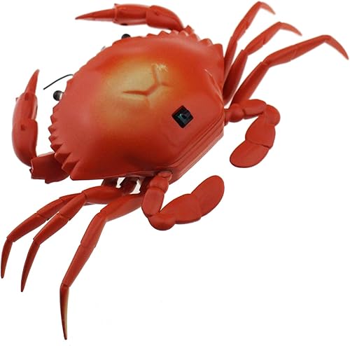 Miniatura 10 de Tipmant Juguete de animal de cangrejo a control remoto, vehículo electrónico falso insecto para niños, regalo de cumpleaños, Navidad, Halloween
