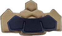 Vista 3 de Almohadillas tácticas para casco, universal Airsoft para exteriores, repuesto interno de espuma viscoelástica, kit de acolchado para casco