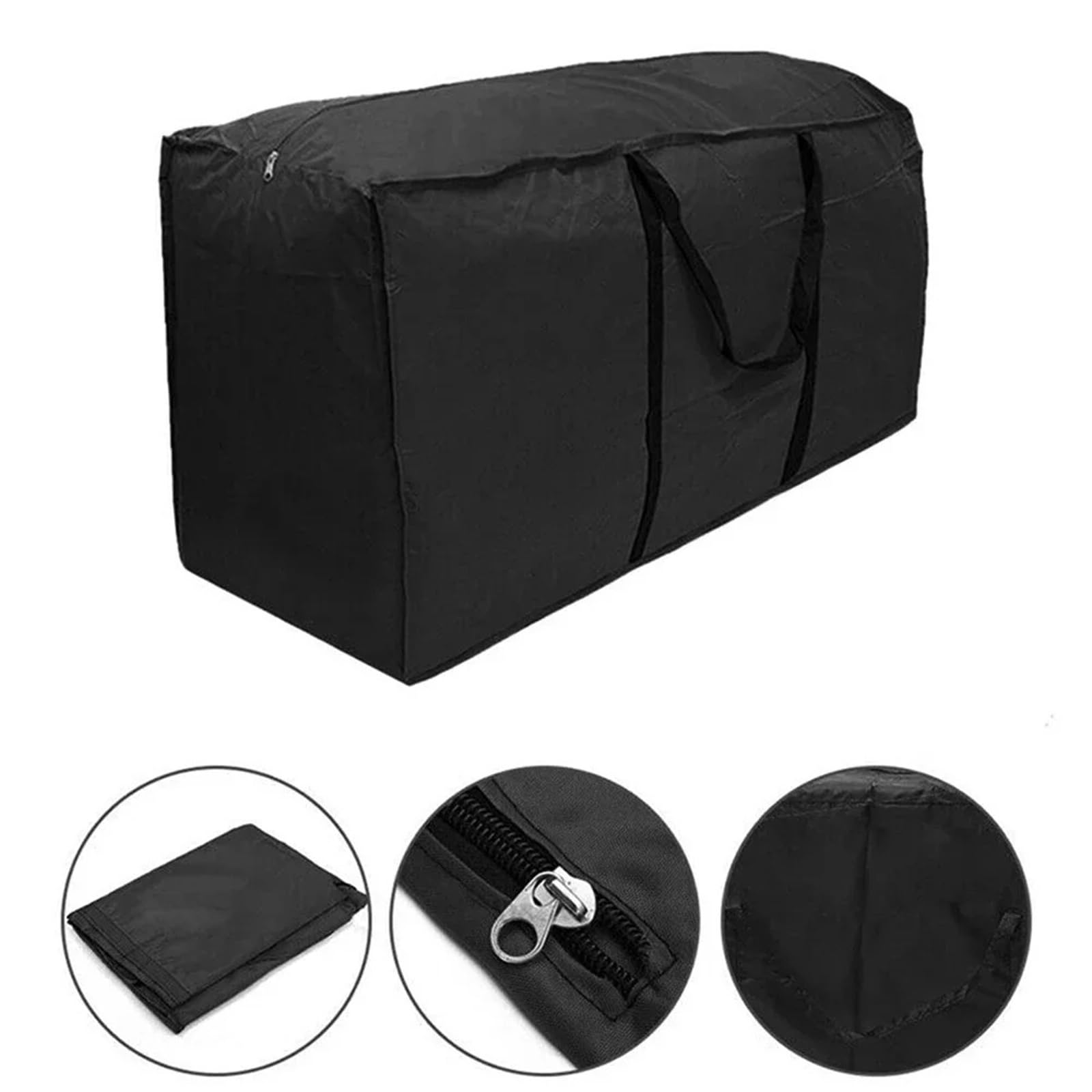 Borsa portaoggetti for cuscini for mobili da giardino in tessuto Oxford 210D, impermeabile, resistente agli strappi, for Per Cuscini(116x47x51cm)