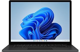 Microsoft Surface Laptop 4, 32GB DDR4, 2TB NVMe, 15” PixelSense Touchscreen – i7-1185G7 (4 Core, 4.8GHz), Iris Xe Graphics, WIFI 6 & BT 5, Backlit Keyboard, Windows 11 Pro - Black (Renewed)