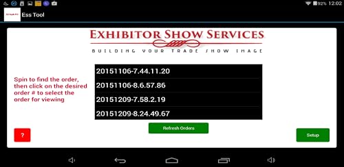 Exhibitor Show Services Tool – vue 6