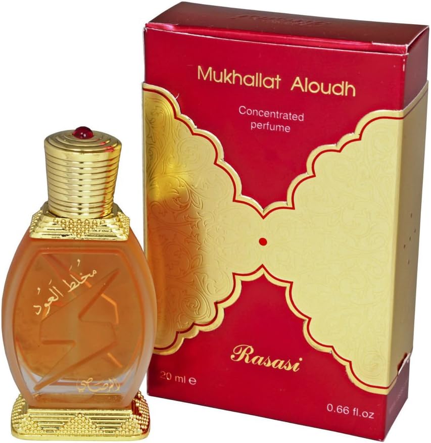 Rasasi Rasasi Mukhallat Al-Oudh -20 Ml Attar Unisex, 20 ml