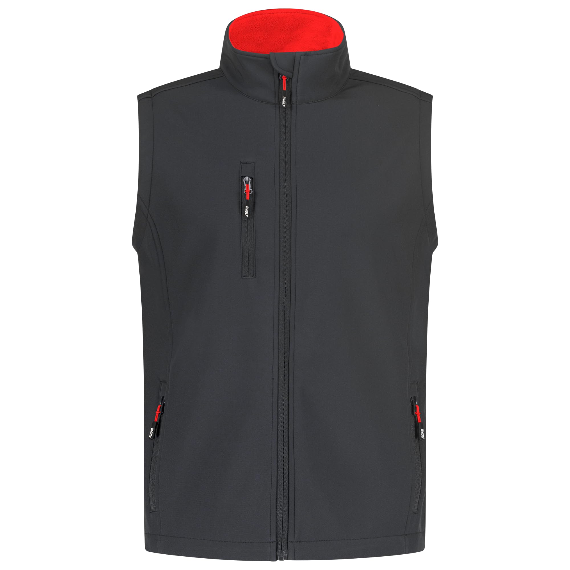 BWOLF GRIN Softshell Weste Herren Outdoor Softshellwesten für Herren Arbeit Weste Softshell Herren Gefütterte