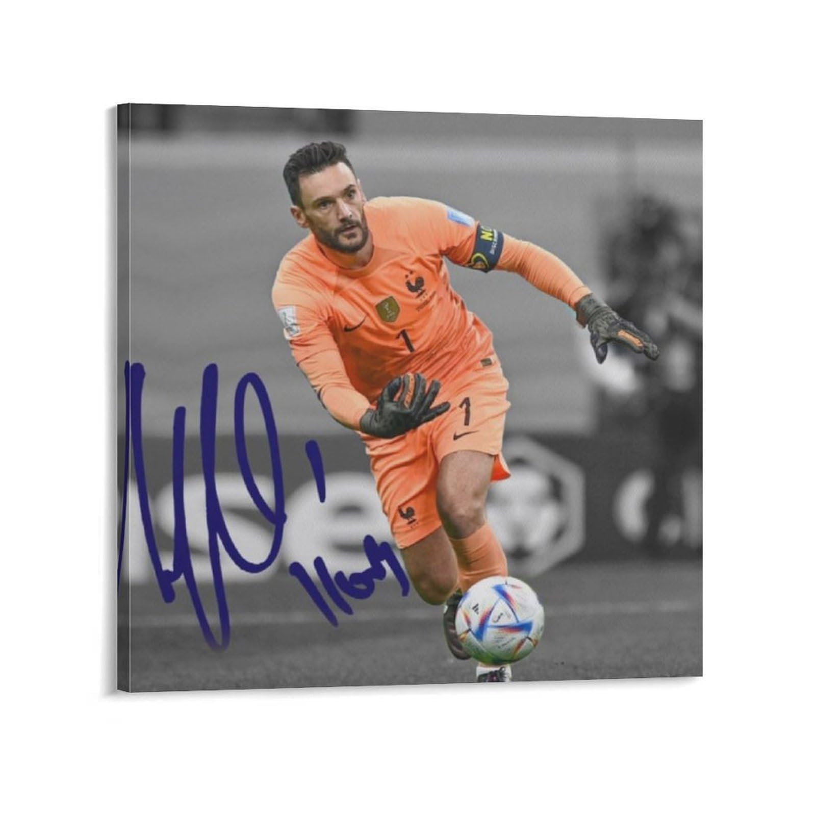 FCOIN Hugo Lloris Canvas Poster Wall Art Picture Painting Poster Canvas Print Posters Artworks Room Decor 16x16inch(40x40cm)